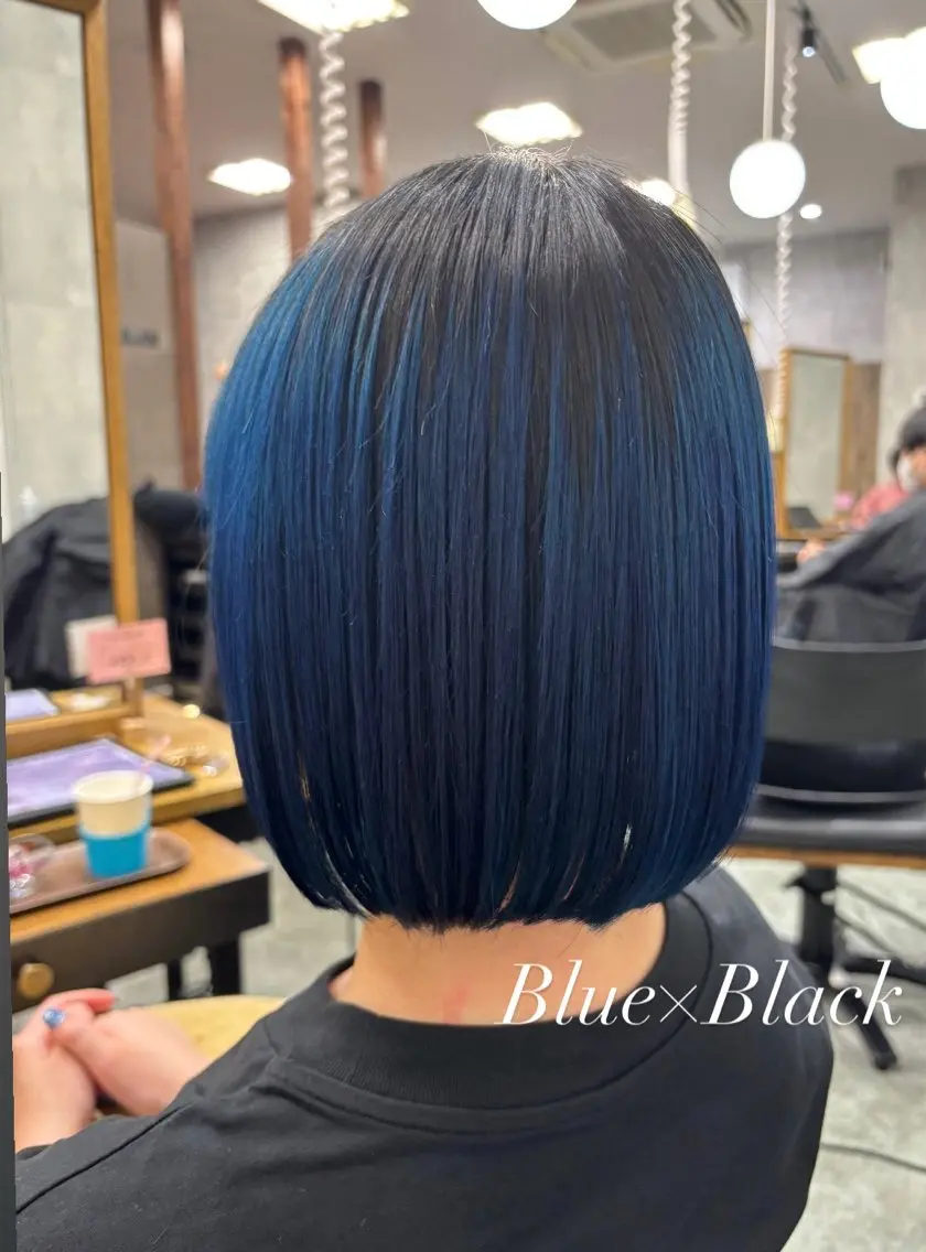 ミディアム ヘアカラー 市毛 結菜のヘアスタイル