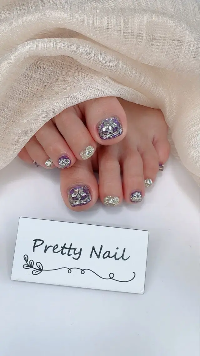 ネイル フットネイル Prettynail 本厚木自宅サロンのネイルデザイン