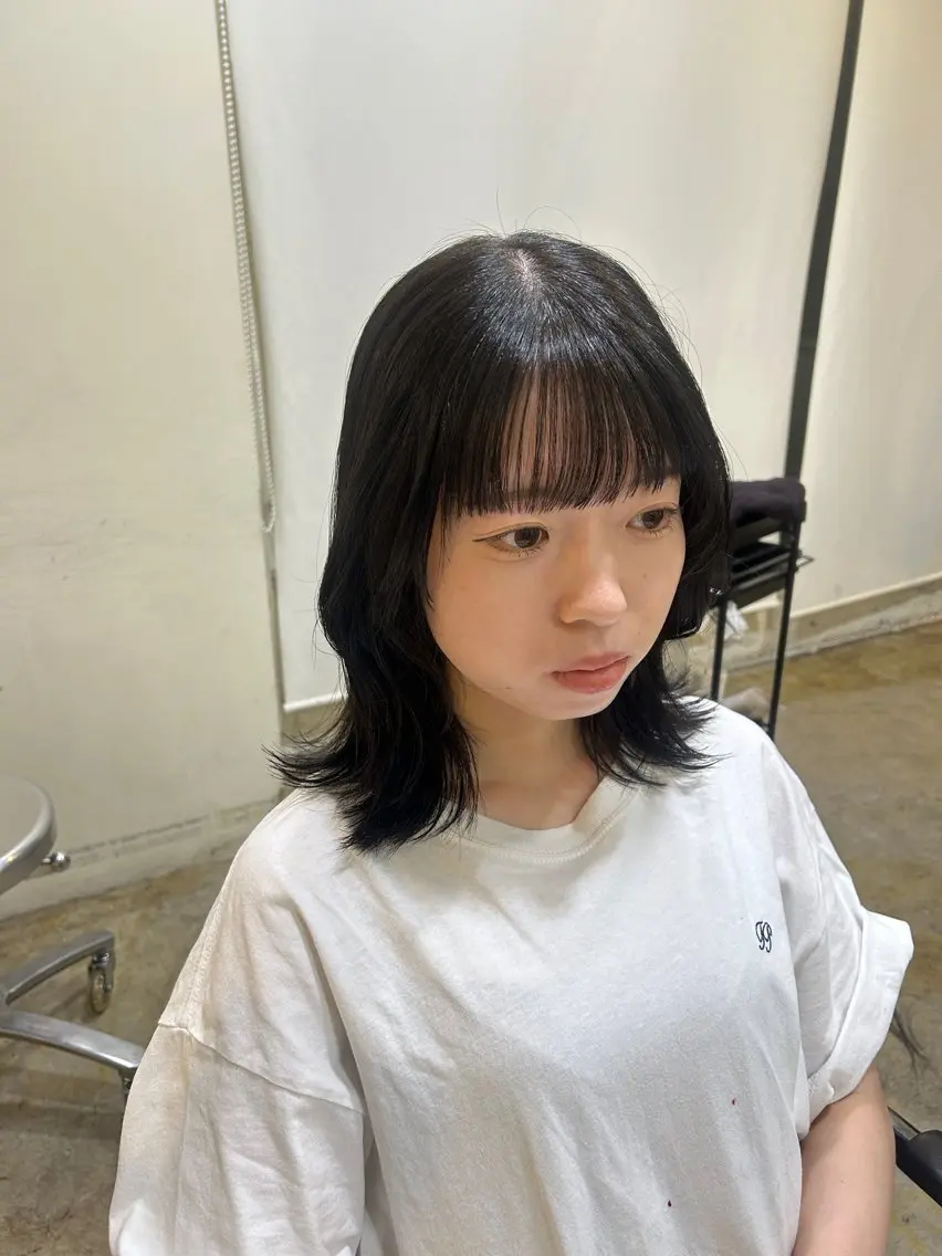 ミディアム カラー カット ヘアカラー トリートメント ナチュラル大人っぽい スタイル MAORIのヘアスタイル