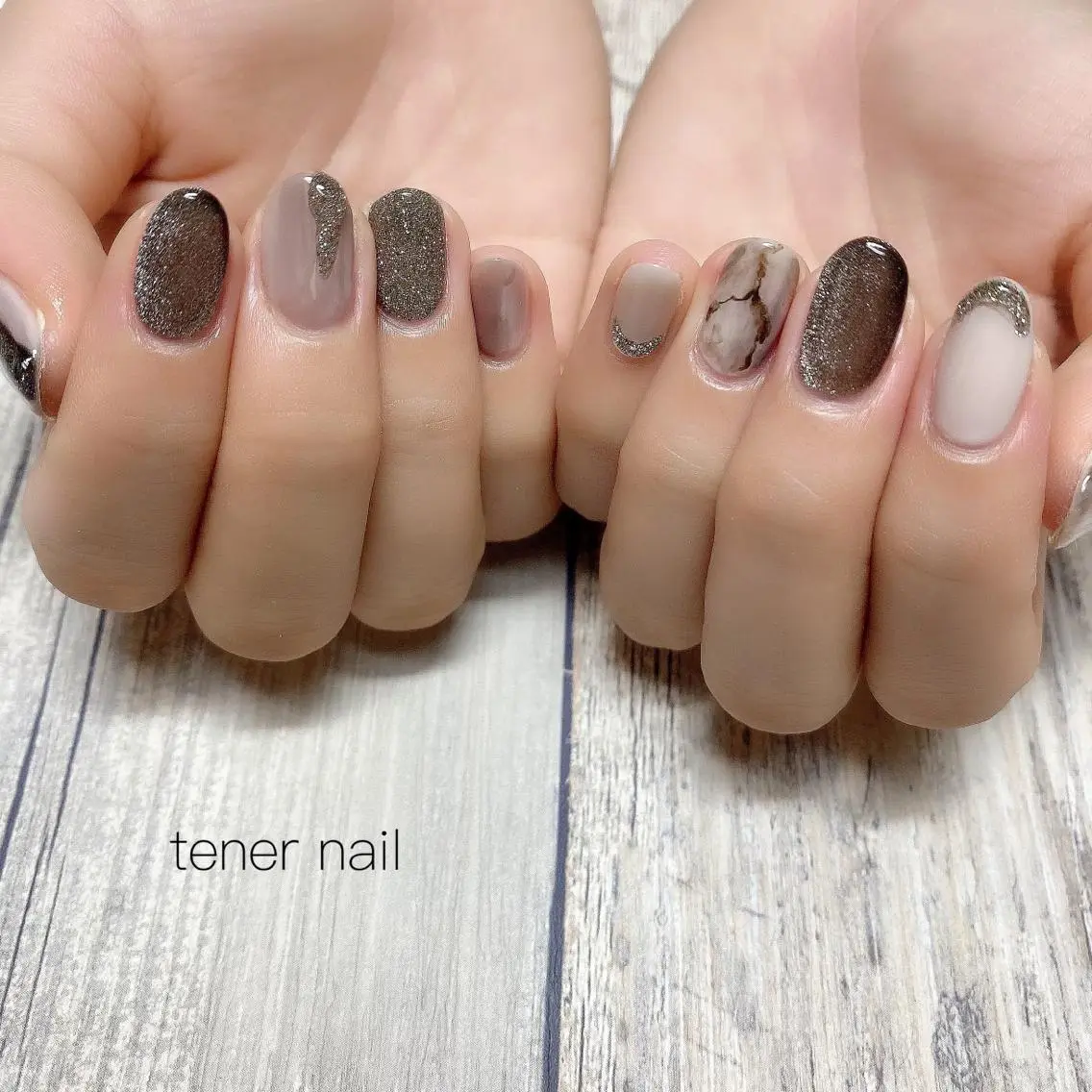 ネイル フラッシュネイル 大理石ネイル(マーブル) テネルネイル tener nailのネイルデザイン