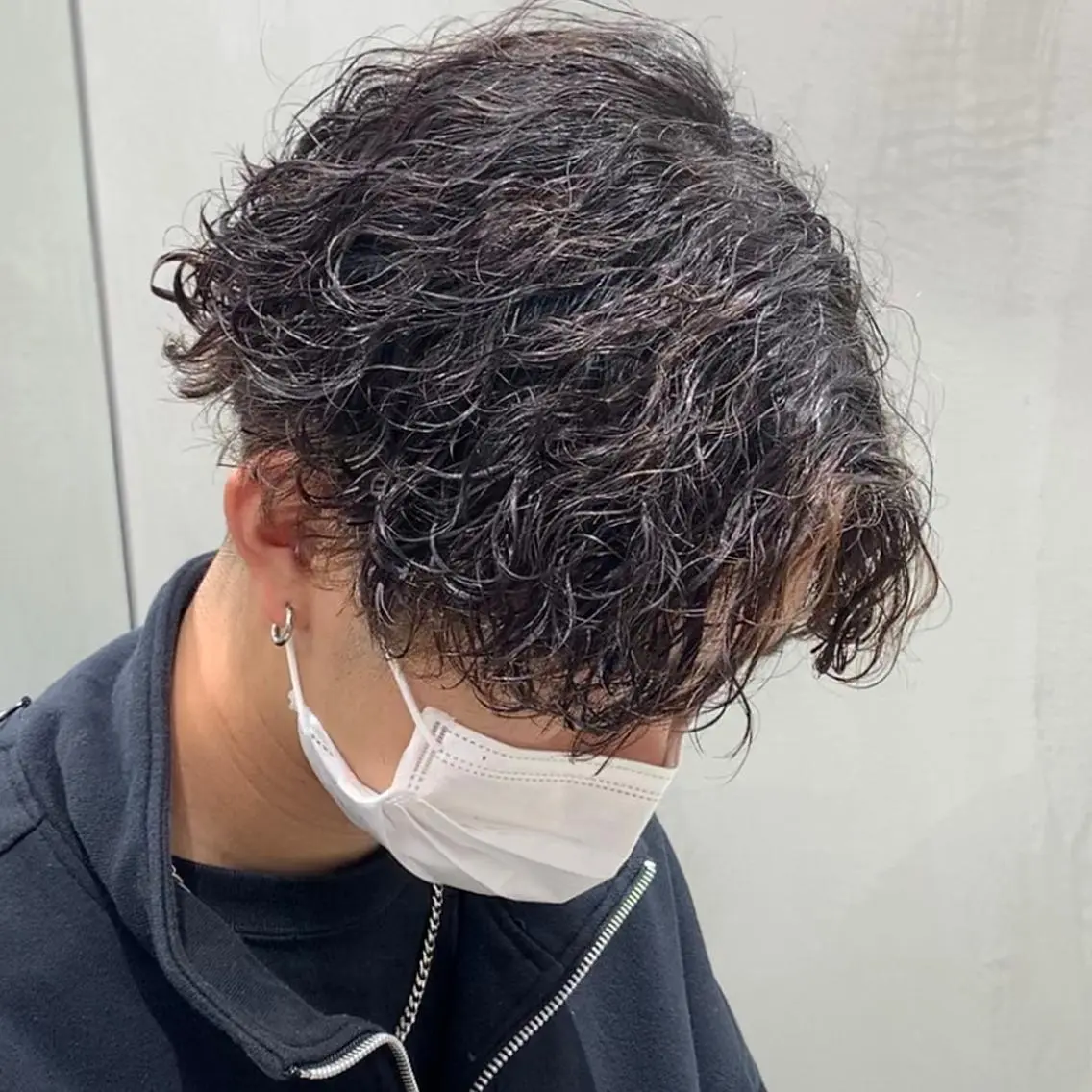 ショート パーマ メンズ メンズパーマ 波巻きパーマ SENTA✨メンズ パーマ✨fifth栄のヘアスタイル