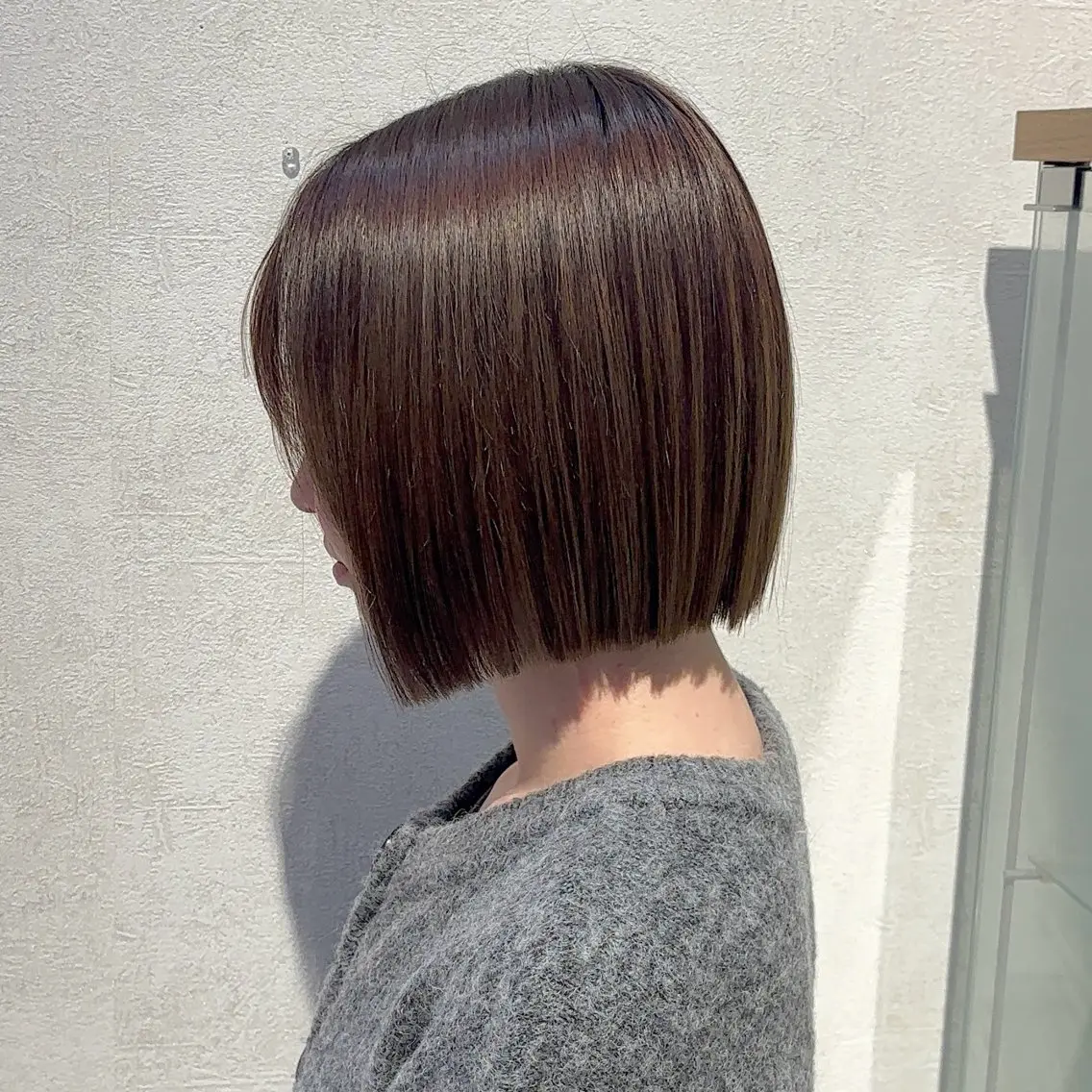 ミディアム ボブ 滋賀でレイヤーなら |吉村 友輝のヘアスタイル