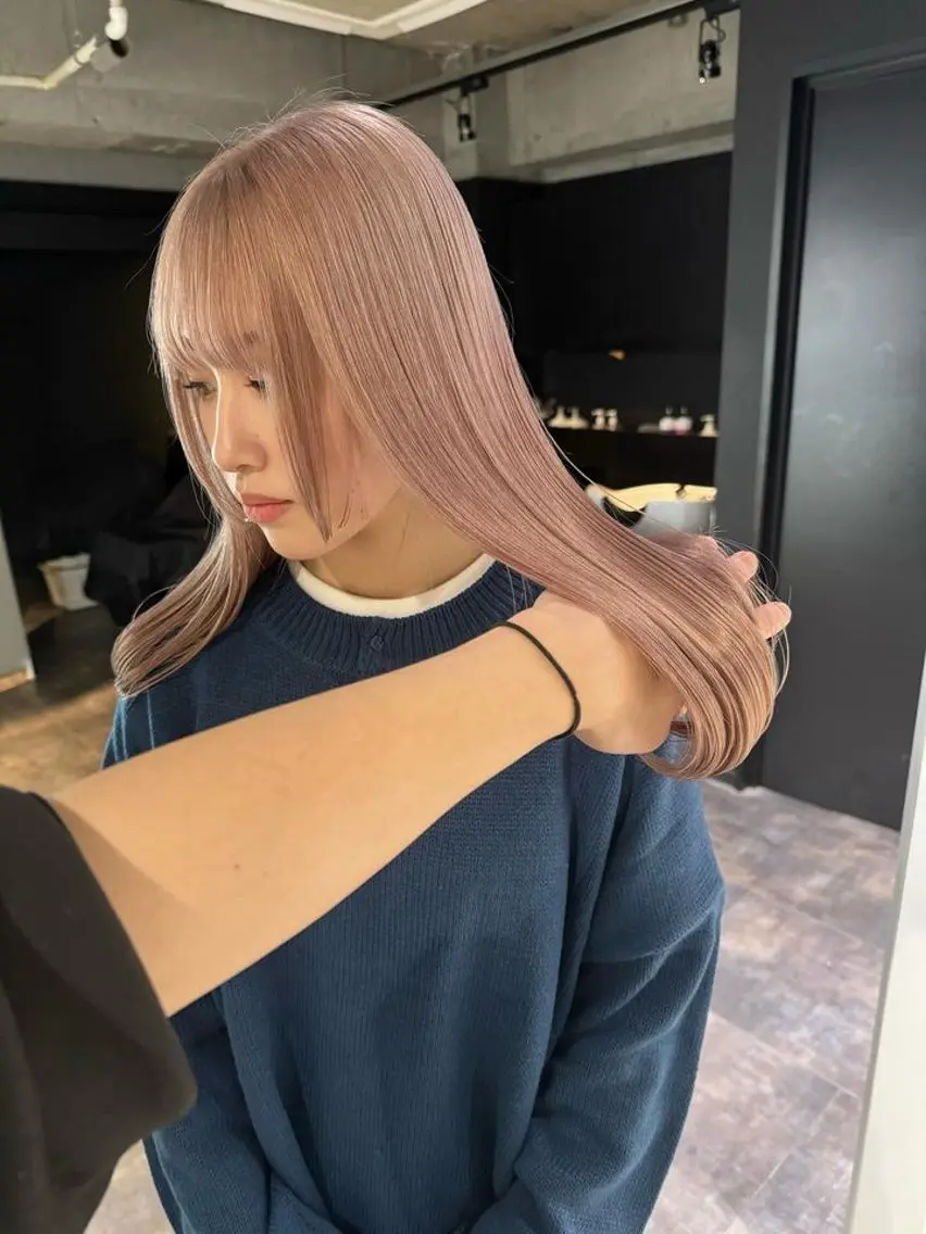 セミロング Lia布施店 hinataのヘアスタイル