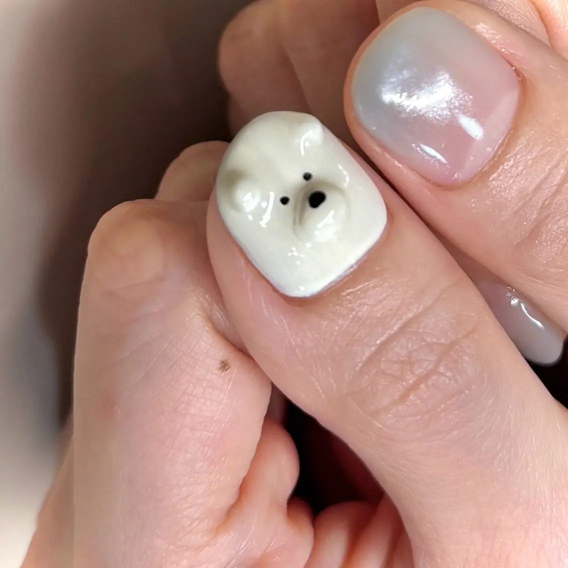ネイル アートネイル グラデーション ミラーネイル ハンドネイル pointillé .ayaのネイルデザイン