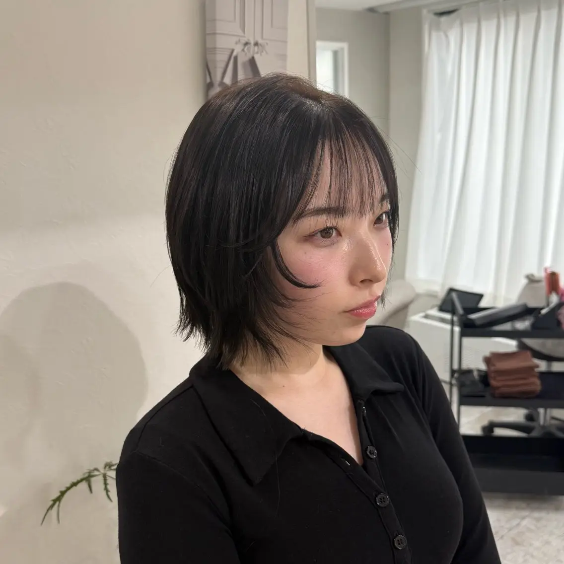 ショート カラー ボブレイヤー ブリーチ ブラウンカラー 透明感カラー デザインカラー ヘアカラー トリートメント sayuri /大阪・心斎橋美容師のヘアスタイル