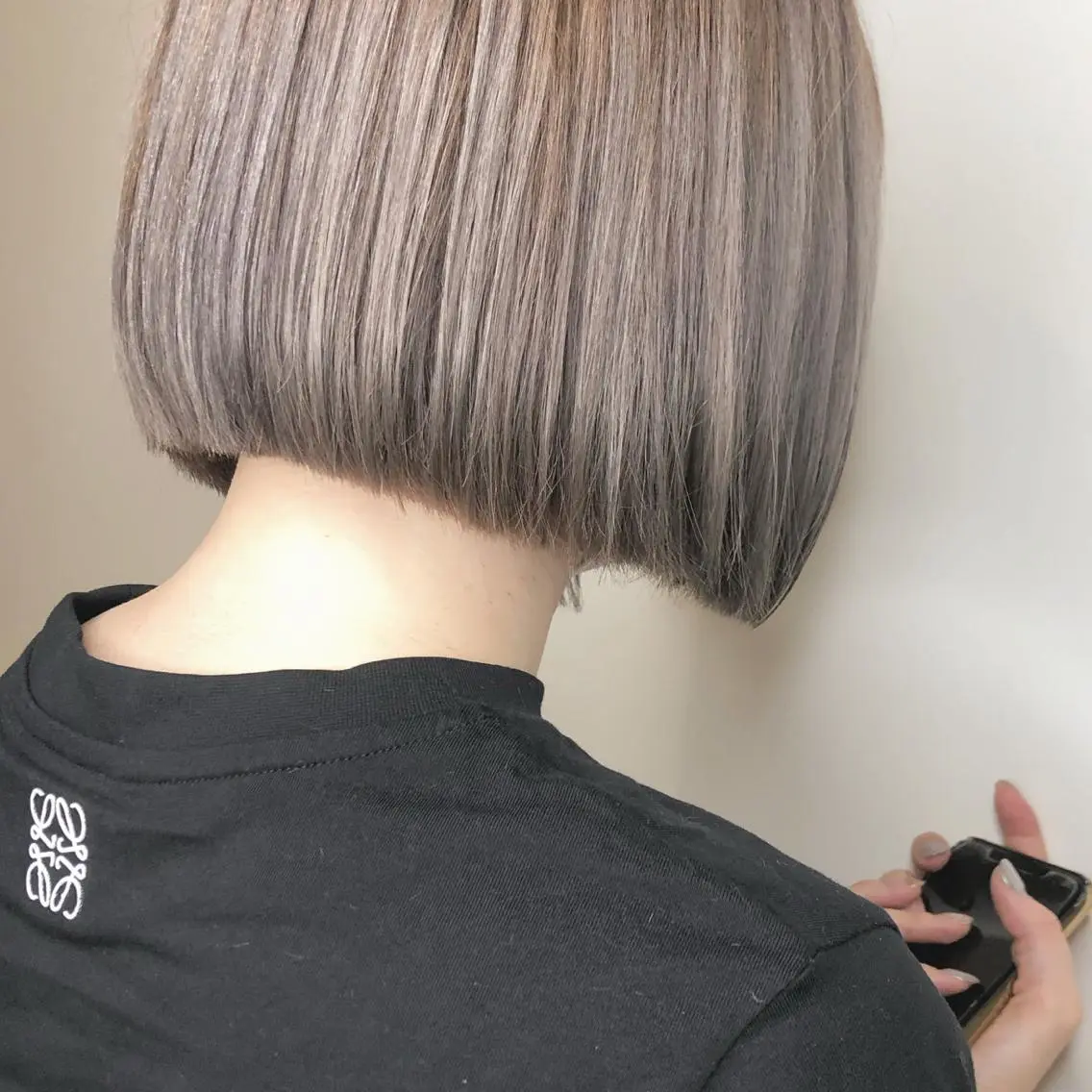 ショート カラー ヘアアレンジ マツエク・マツパ グレージュ シルバー シルバーグレージュ 透明感カラー🫧ヘア セット🫧松本菜月の眉毛・アイブロウイメージ