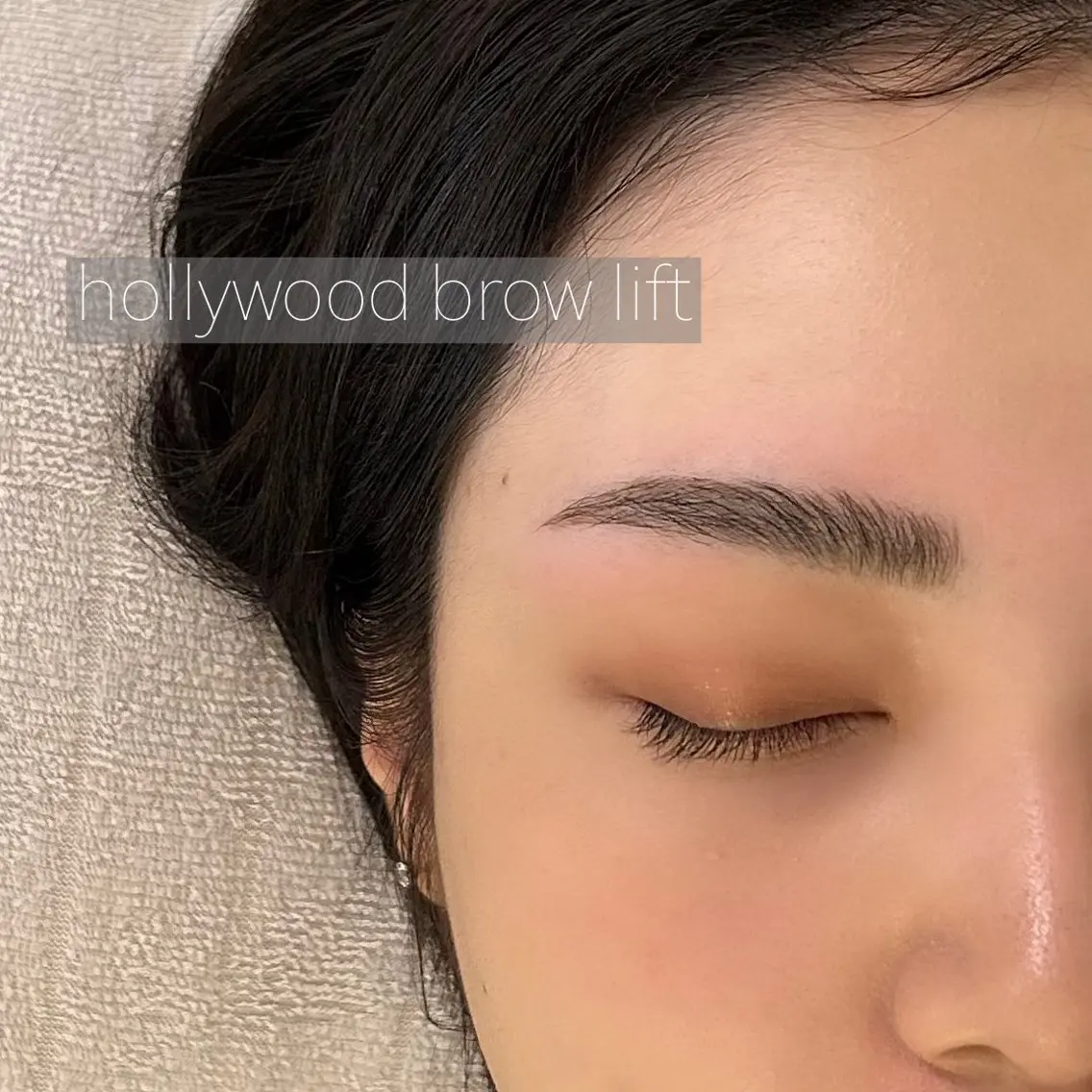 アイブロウ ハリウッドブロウリフト 吉祥寺kasumi 🌛eye/browのマツエク・マツパデザイン