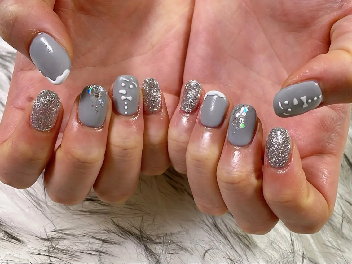 ネイル オーロラネイル フットネイル フレンチネイル ジェルネイル 韓国ネイル kiki nail &brow二子玉川のネイルデザイン