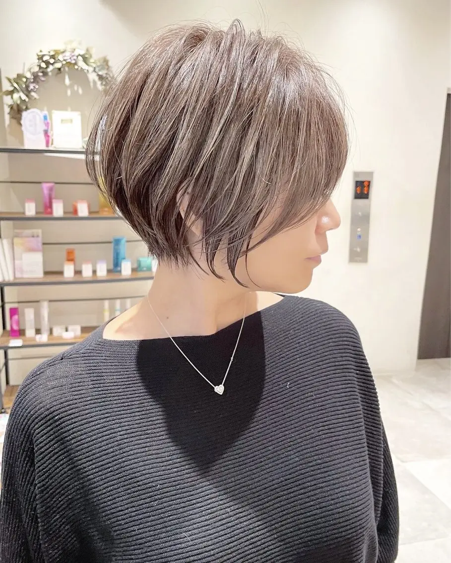 ショート ショート/ 山見陽のヘアスタイル
