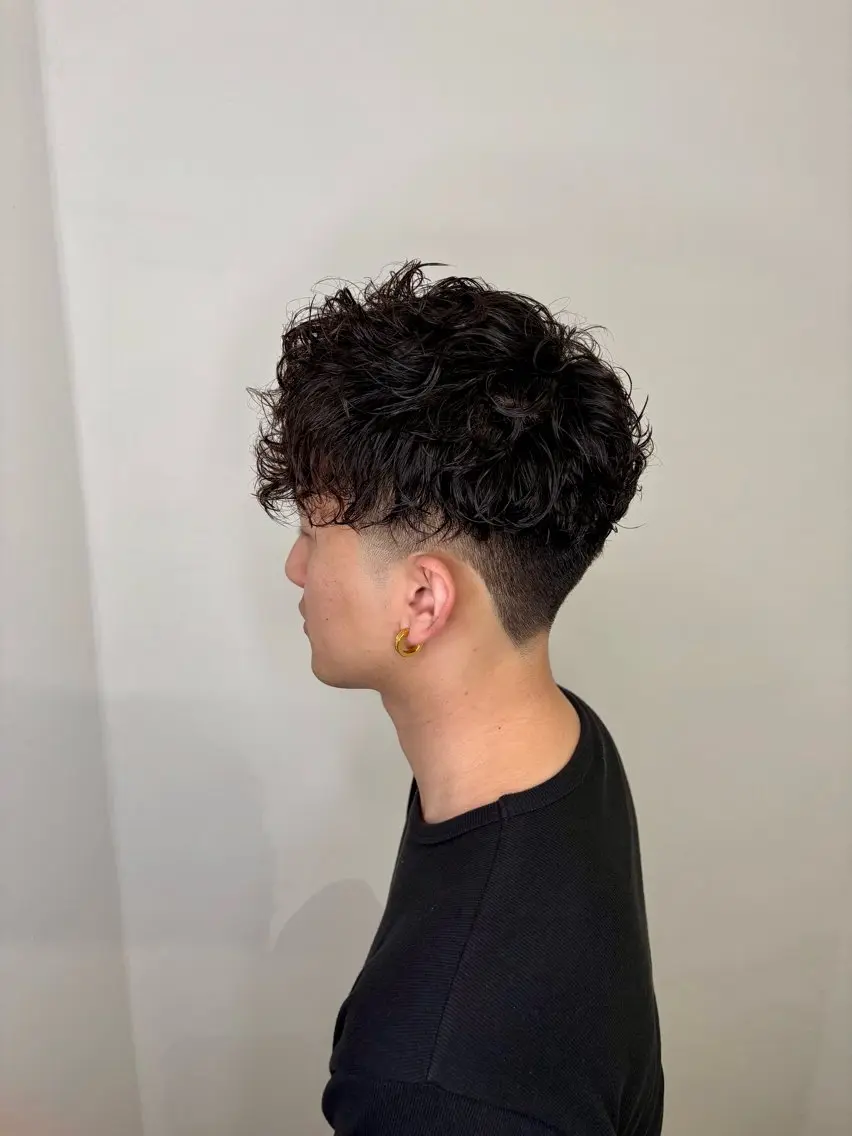 メンズ カット パーマ aDALil川越 😎AZUSAのヘアスタイル