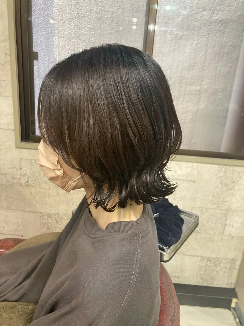 ミディアム チョコレートブラウン ブリーチモデル大募集 ♡Manamiのヘアスタイル