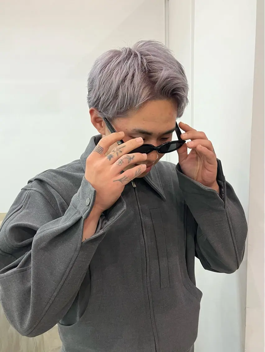 メンズ ヘアカラー XIA AIMIのヘアスタイル