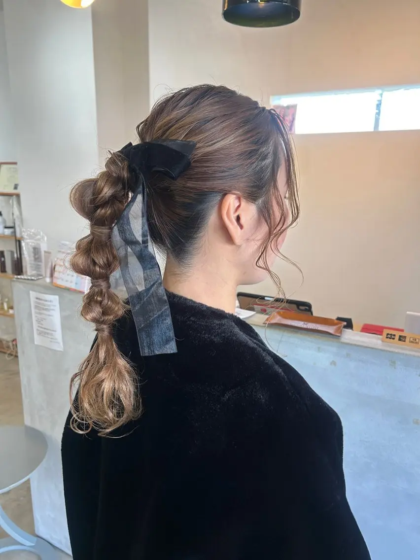 ロング ヘアアレンジ anjii リンのヘアスタイル