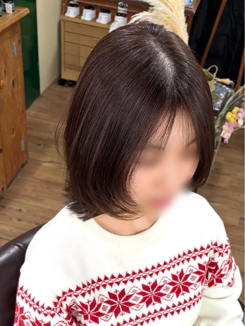 ミディアム ヘアカラー . kanokoのヘアスタイル