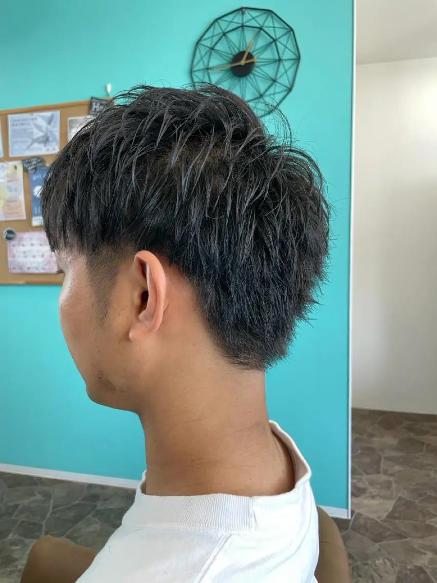 メンズカット＋シャンプーの写真