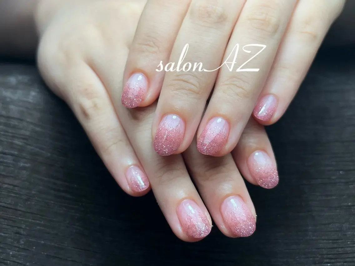 ネイル アートネイル 長さ出し フットネイル フレンチネイル ジェルネイル salon AZのネイルデザイン