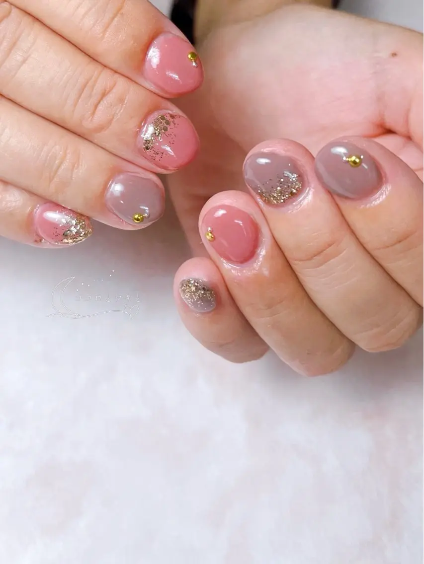 ネイル ハンドネイル ネイルサロン ココロとツキとのネイルデザイン