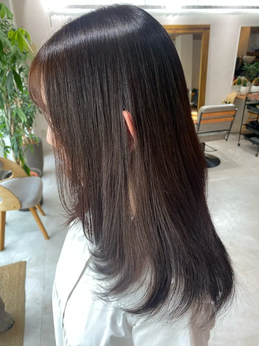 ❄️ストレートパーマ+カラー🌟+トリートメント💆♀️✨の写真