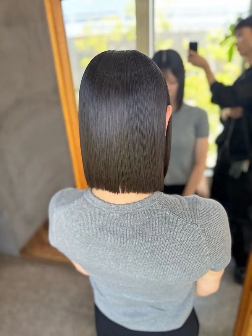 ロング カラー パーマ 髪質改善 ストレートパーマ ヘアカラー 縮毛矯正 トリートメント 髪質改善/縮毛矯正/ 艶髪/こたろうのヘアスタイル
