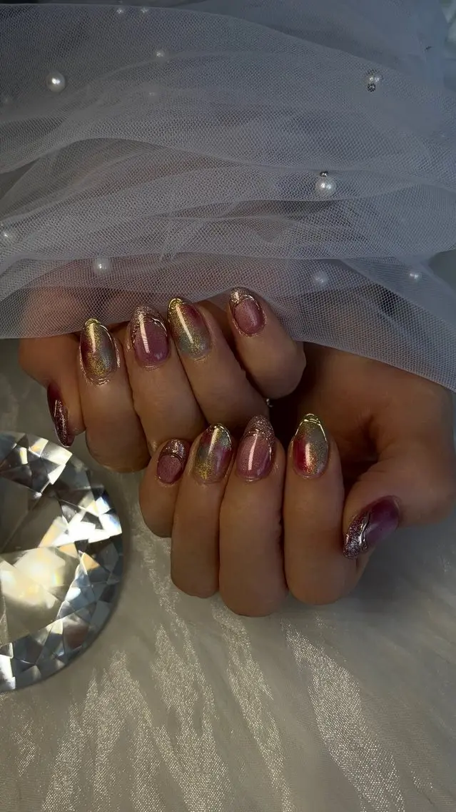 パーマ ハンドネイル Kayo 💅のネイルデザイン