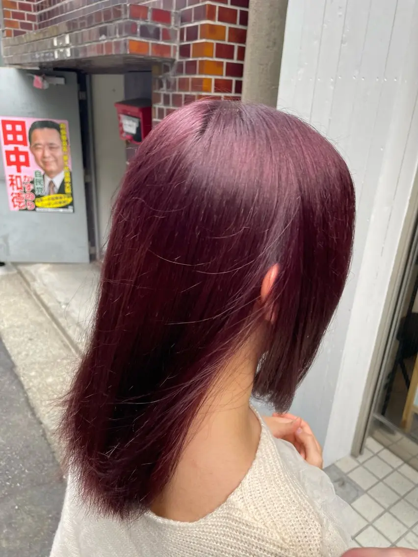 セミロング カラー ヘアカラー トリートメント 【髪質改善・美髪 矯正】🌟だいち🌟のヘアスタイル