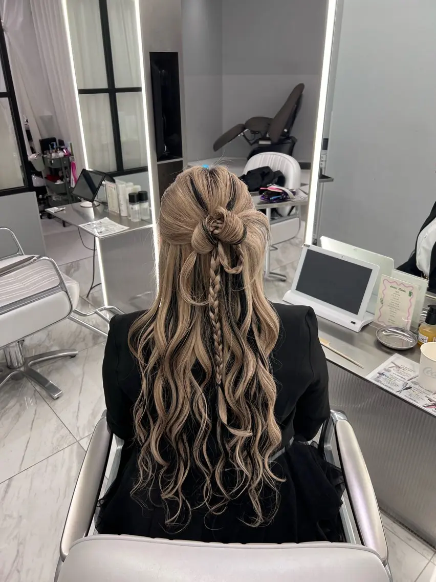 ロング ヘアアレンジ kayo吉祥寺カラー モデル募集中✨のヘアスタイル