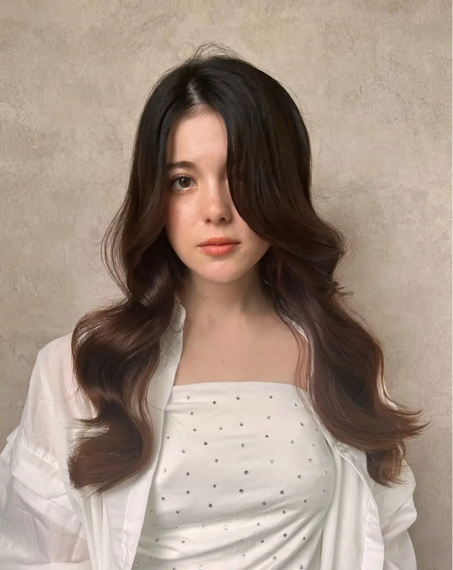 ロング カット ヘアカラー トリートメント 🌿ダブルカラー/ 表参道/中村渓太のヘアスタイル