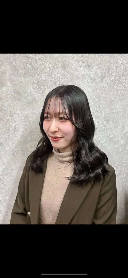 セミロング カラー ヘアカラー トリートメント yuu/髪質改善 カラー🌛のヘアスタイル