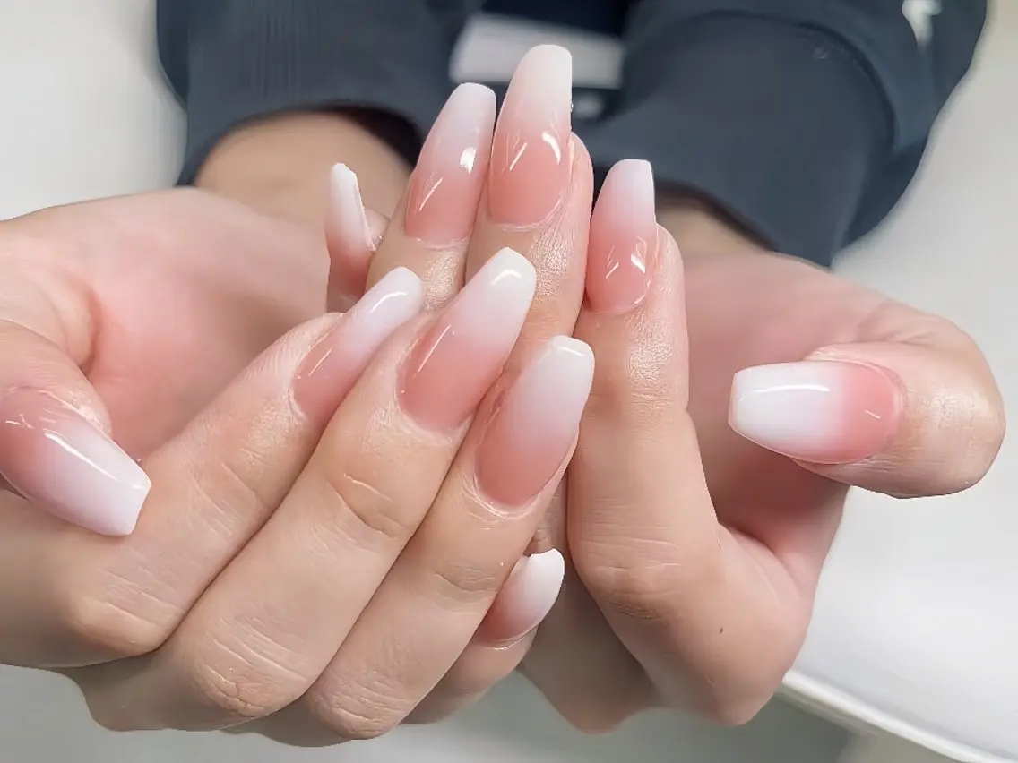 ネイル 長さ出し ジェルネイル 韓国ネイル マグネットネイル 持ち込み ハンドネイル EGAO NAIL 錦糸町店のネイルデザイン