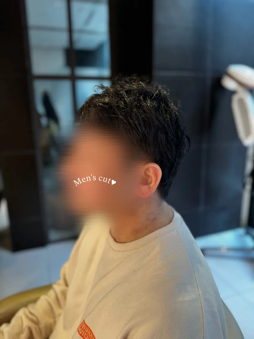 ショート メンズ カット パーマ 🤍たむら みなみ 銀座🤍のヘアスタイル