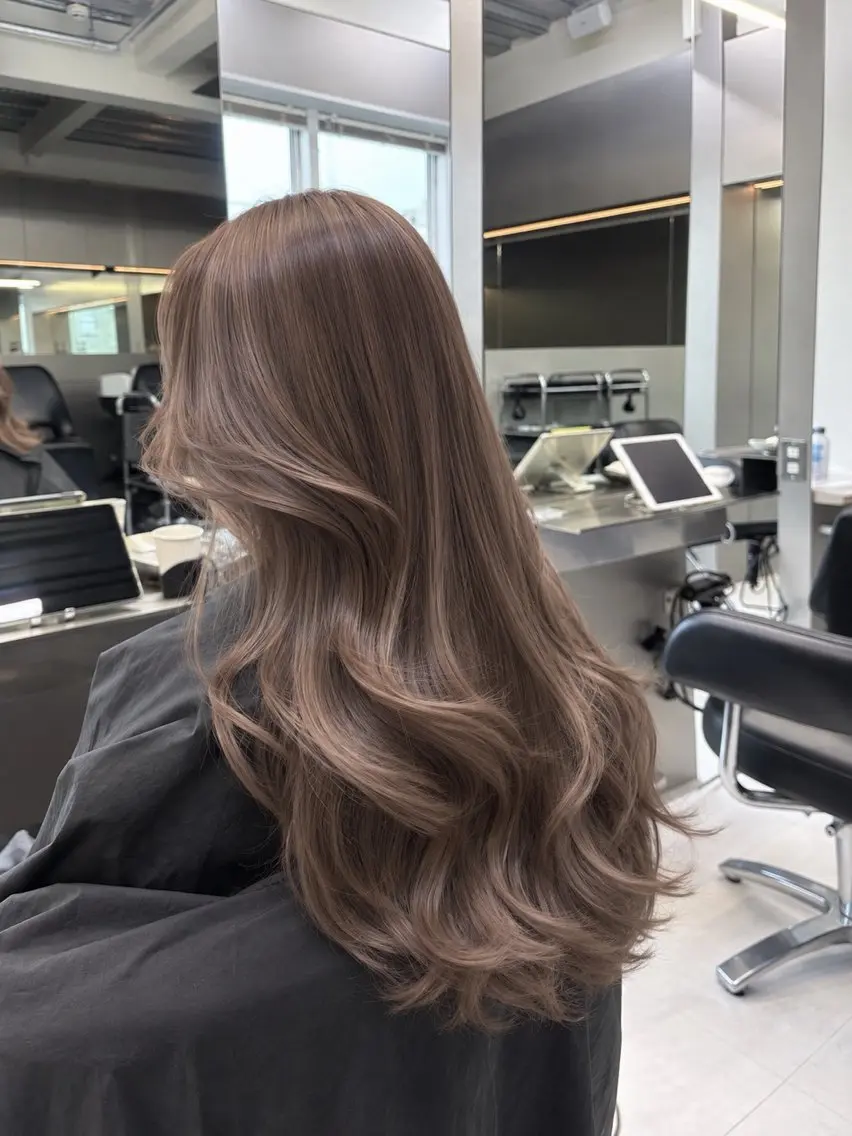 ロング カット ヘアカラー トリートメント 🫧バレイヤージュ/ ハイライト/ミズキのヘアスタイル