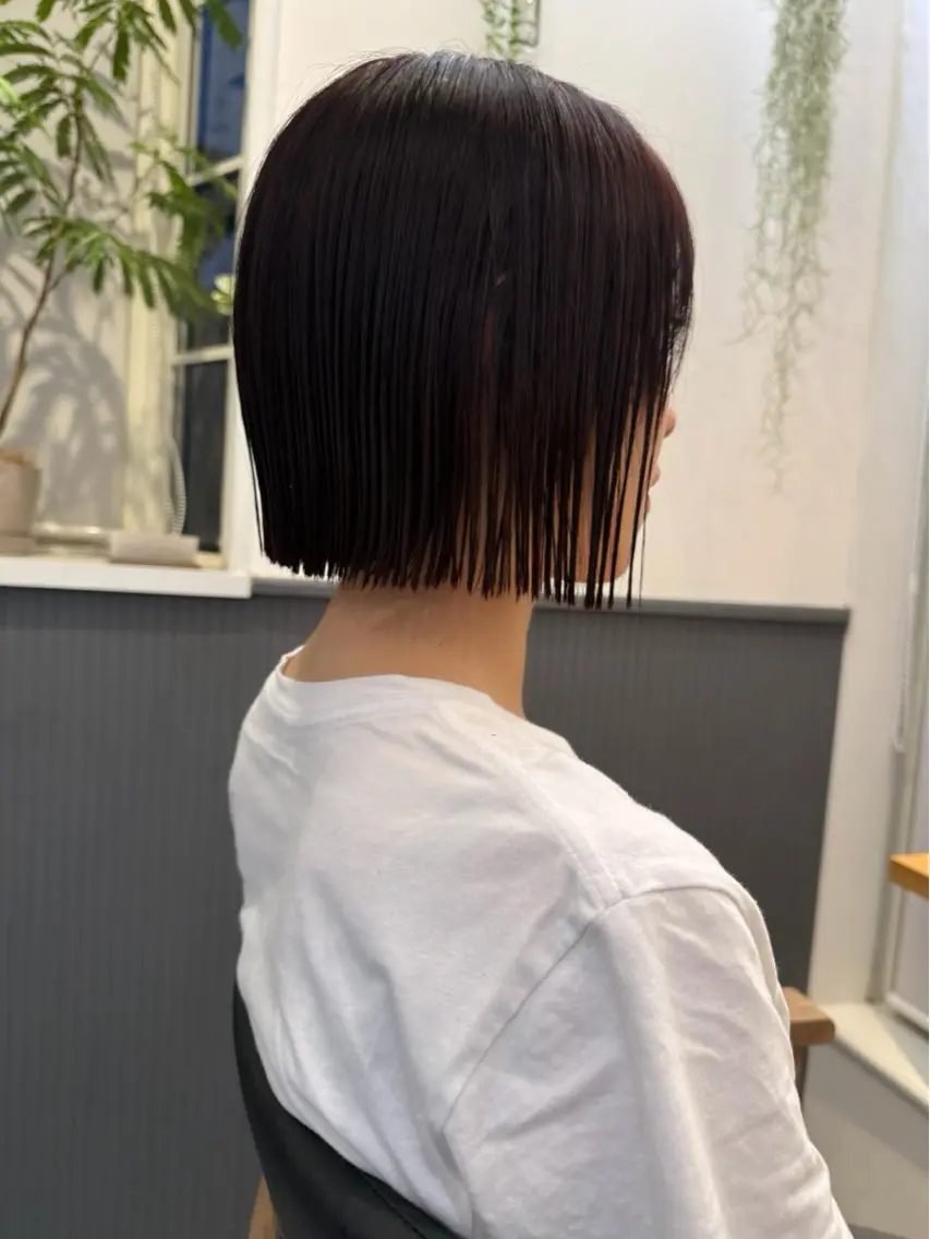 ショート ボブ こもり なおやのヘアスタイル