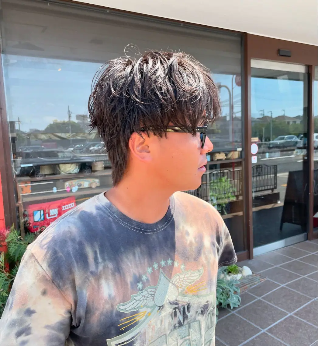 ショート パーマ メンズ ダウンパーマ メンズパーマ カット 堀一樹/ メンズヘア/パーマのヘアスタイル