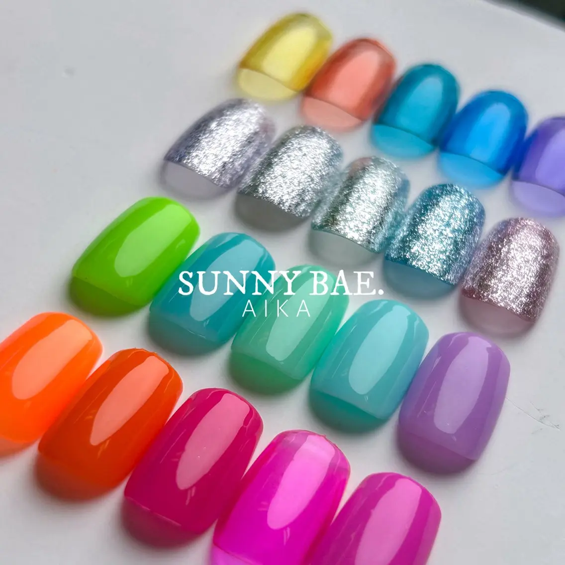 ネイル ジェルネイル ワンカラーネイル 春ネイル Made By AIKAのネイルデザイン