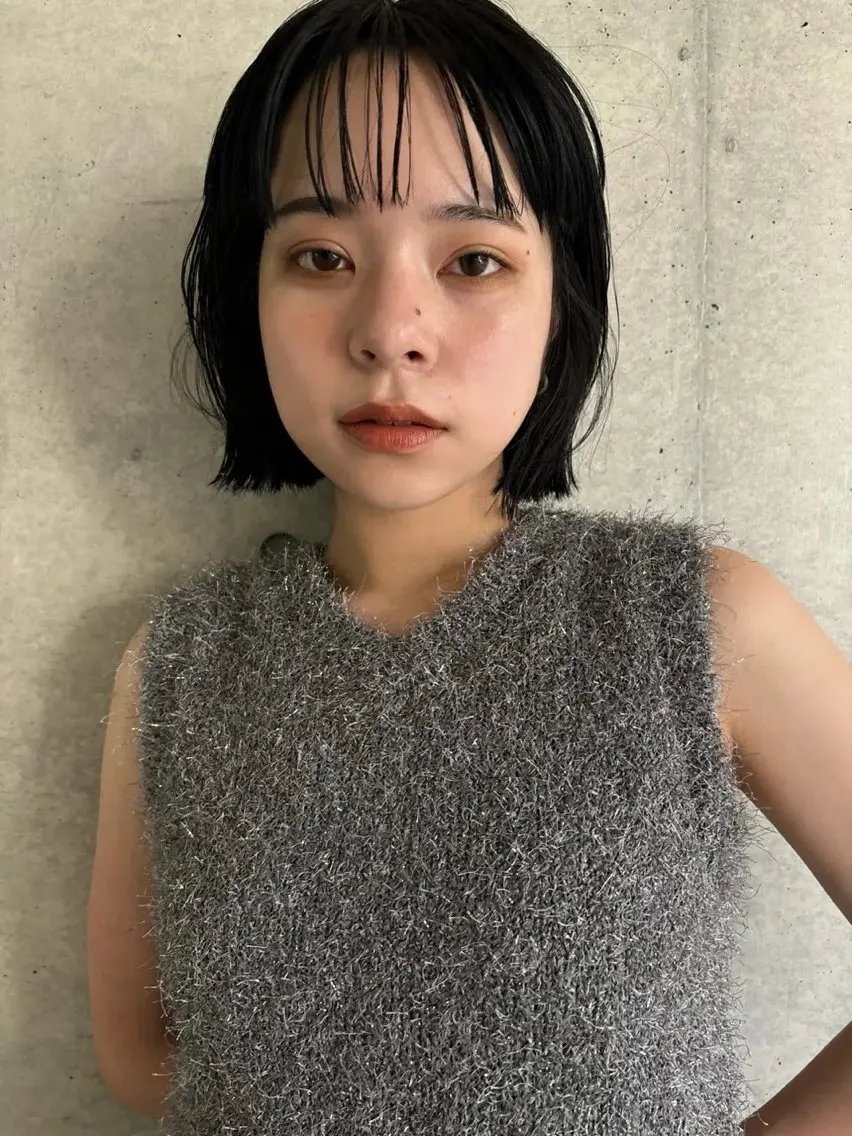 ショート ボブ カット 🍑透明感hair ・NENE🍑のヘアスタイル