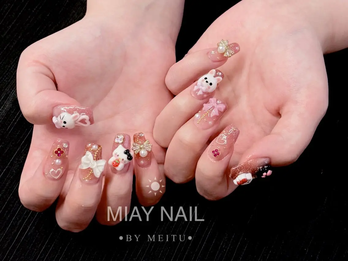 ネイル ハンドネイル 💜MIYA NAIL鶴見店のネイルデザイン