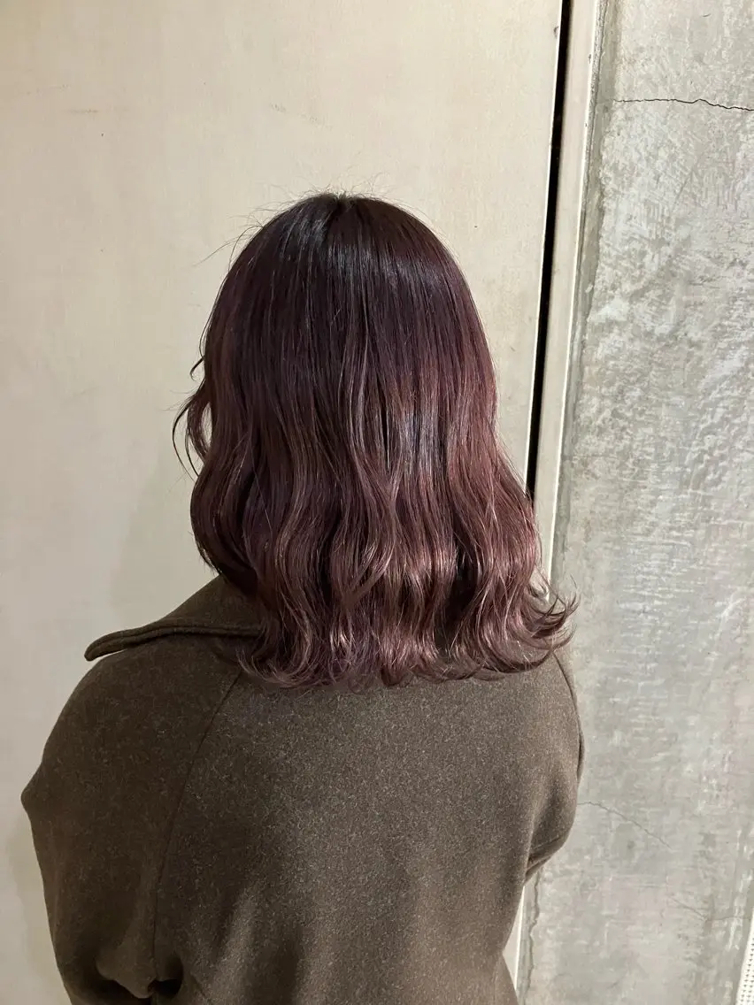 ミディアム カラー 清村 和音のヘアスタイル