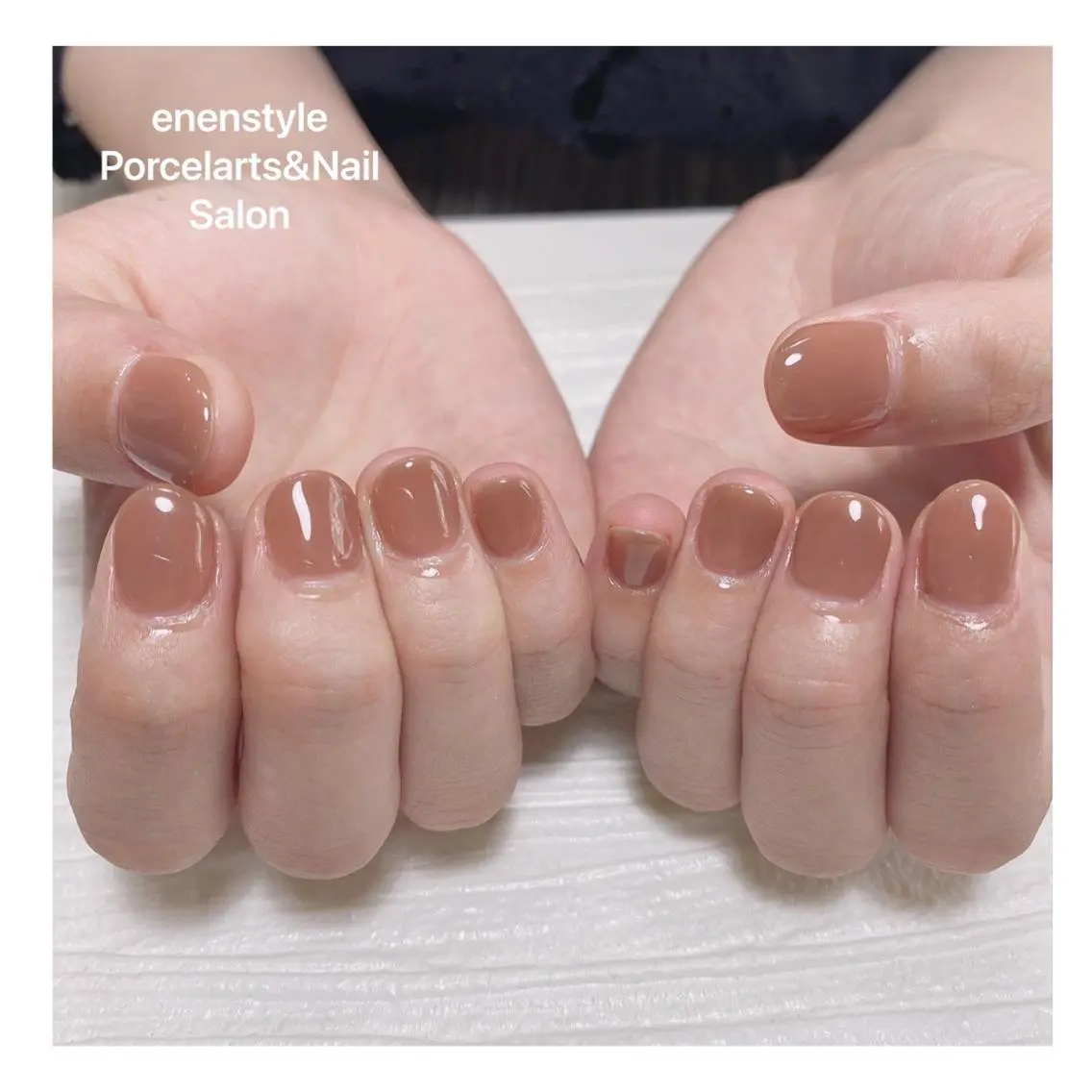 ミディアム ネイル 🐾enen style 🐾のネイルデザイン