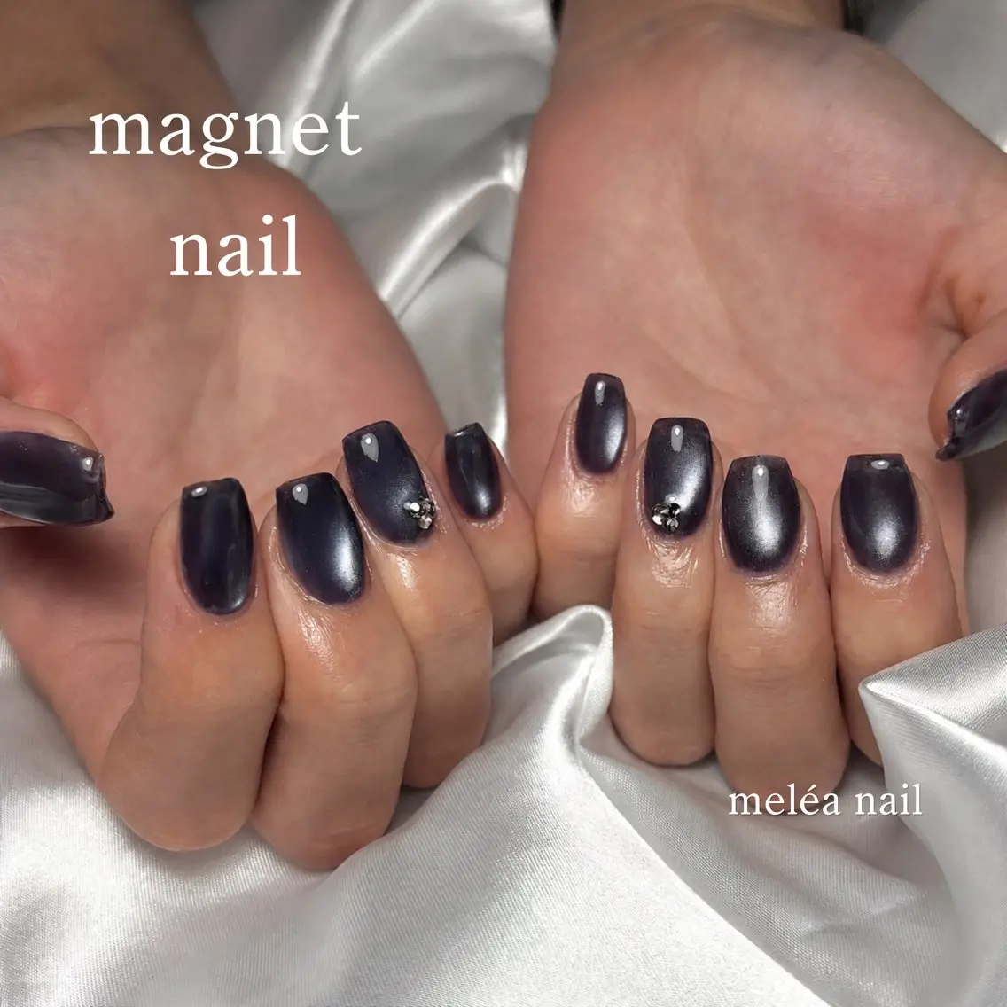 ネイル ストーンネイル ハンドネイル Mika meléa nailのネイルデザイン