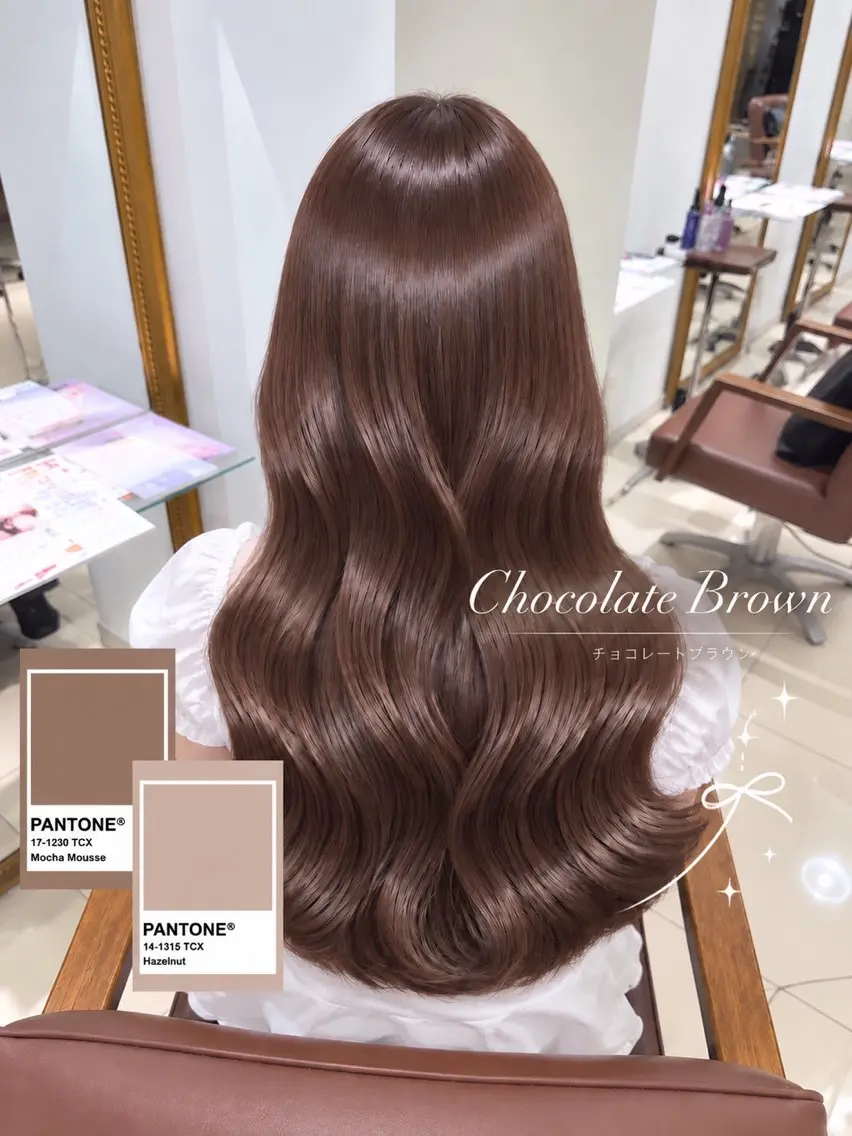 ロング ヘアカラー 柔らかグレージュ🤍 髪質改善Hanakaのヘアスタイル