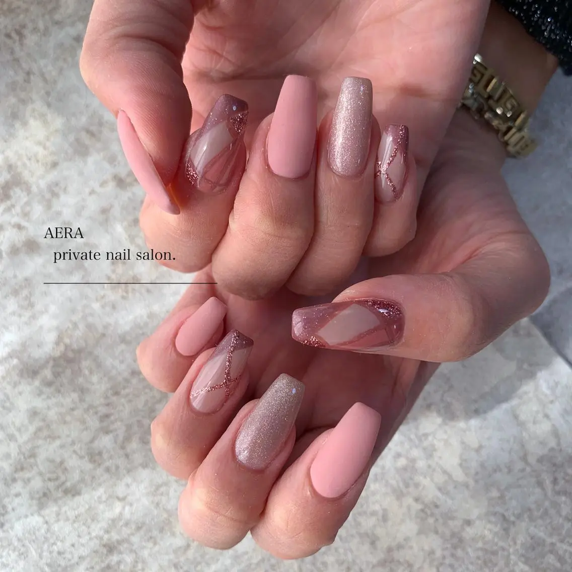 ネイル AERA nail shino🐱⸝꙳のネイルデザイン