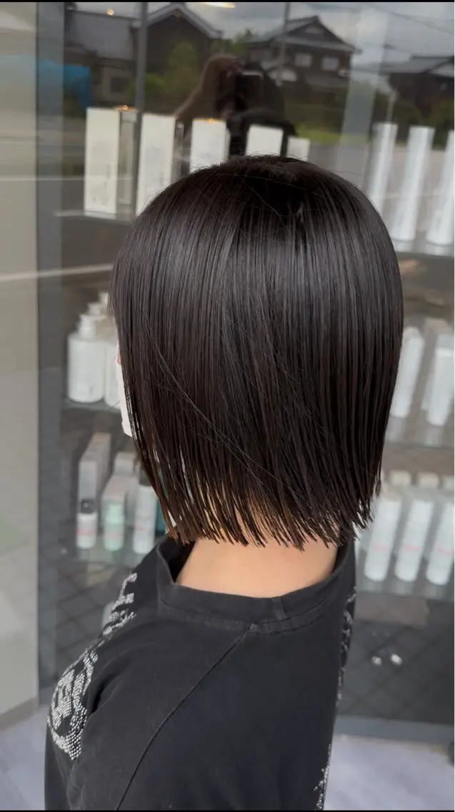 ミディアム ボブ arika オケシ　リョウダイのヘアスタイル