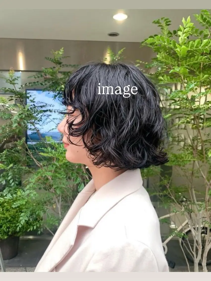 パーマ カット パーマ トリートメント lomalia moekaのヘアスタイル