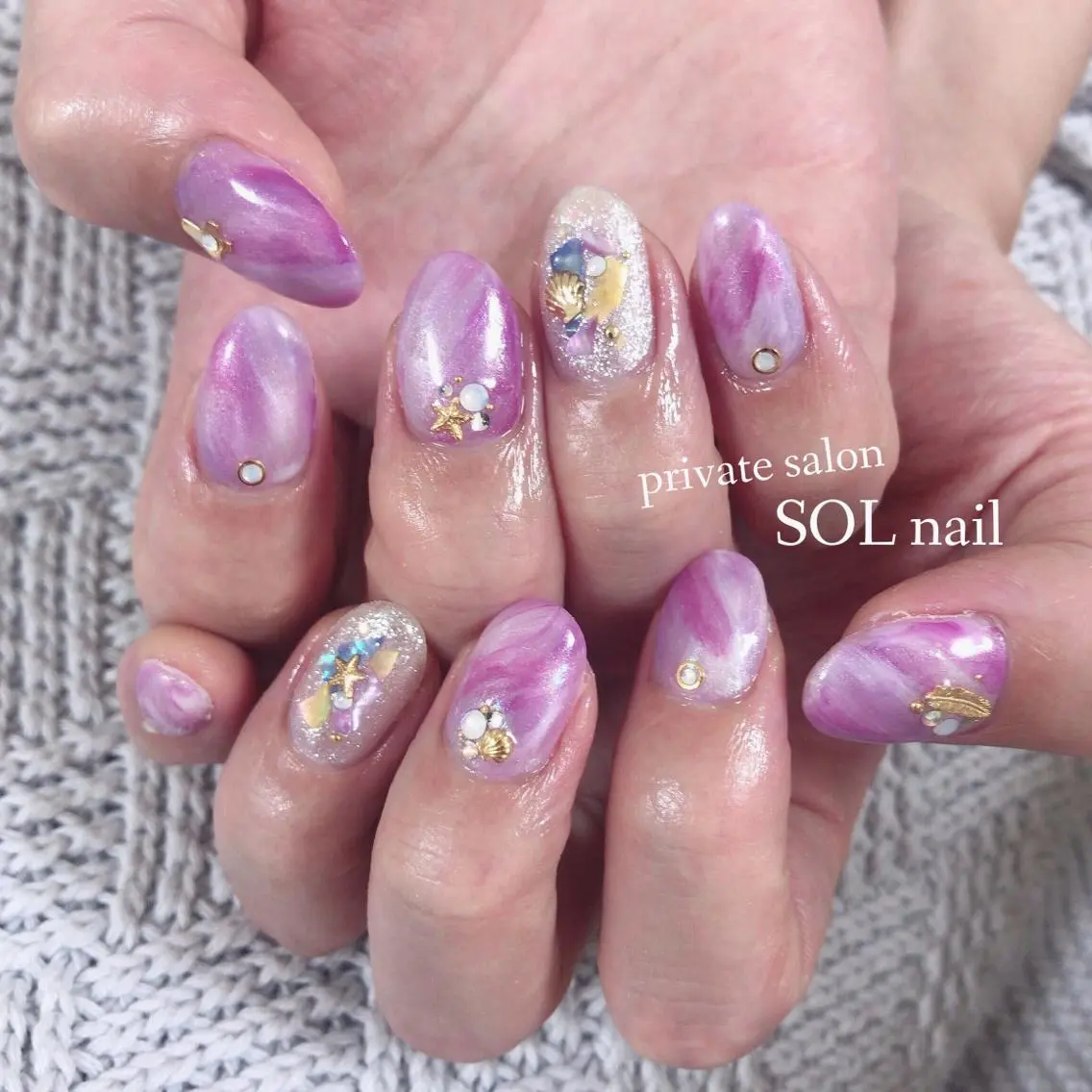 ネイル SOL NAILのネイルデザイン