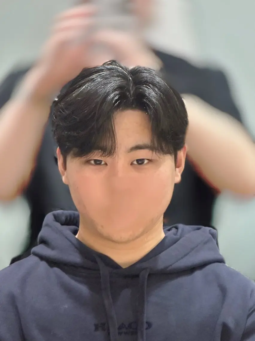 韓国メンズカットの写真