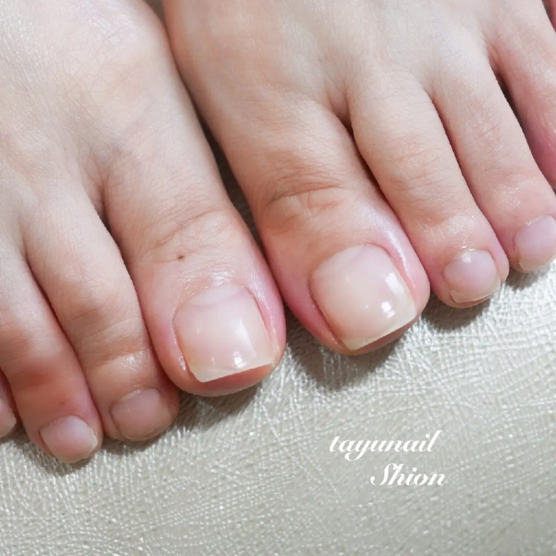 ネイル フットネイル ジェルネイル パラジェル ネイルサロン 【たゆnail】のネイルデザイン