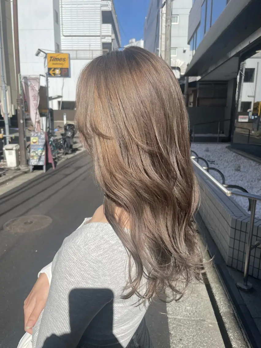 ロング カラー ヘアアレンジ ヘアカラー トリートメント 【Sweep】おじま のぞみのヘアスタイル