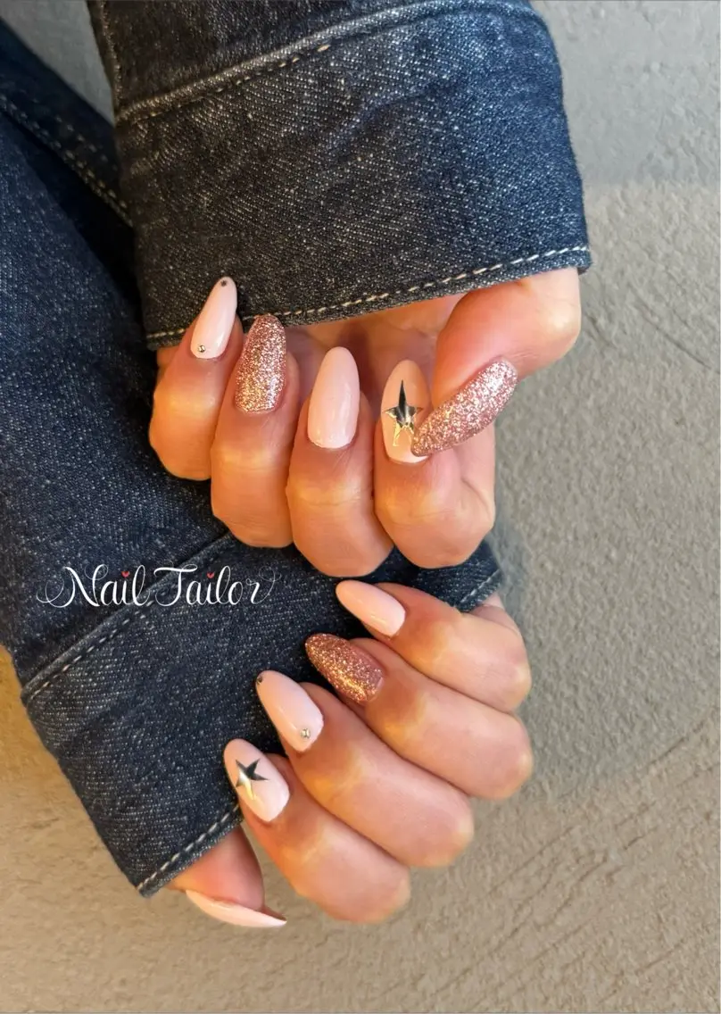 ネイル ピンク 春ネイル ハンドネイル NailTailor ネイルテイラーのネイルデザイン