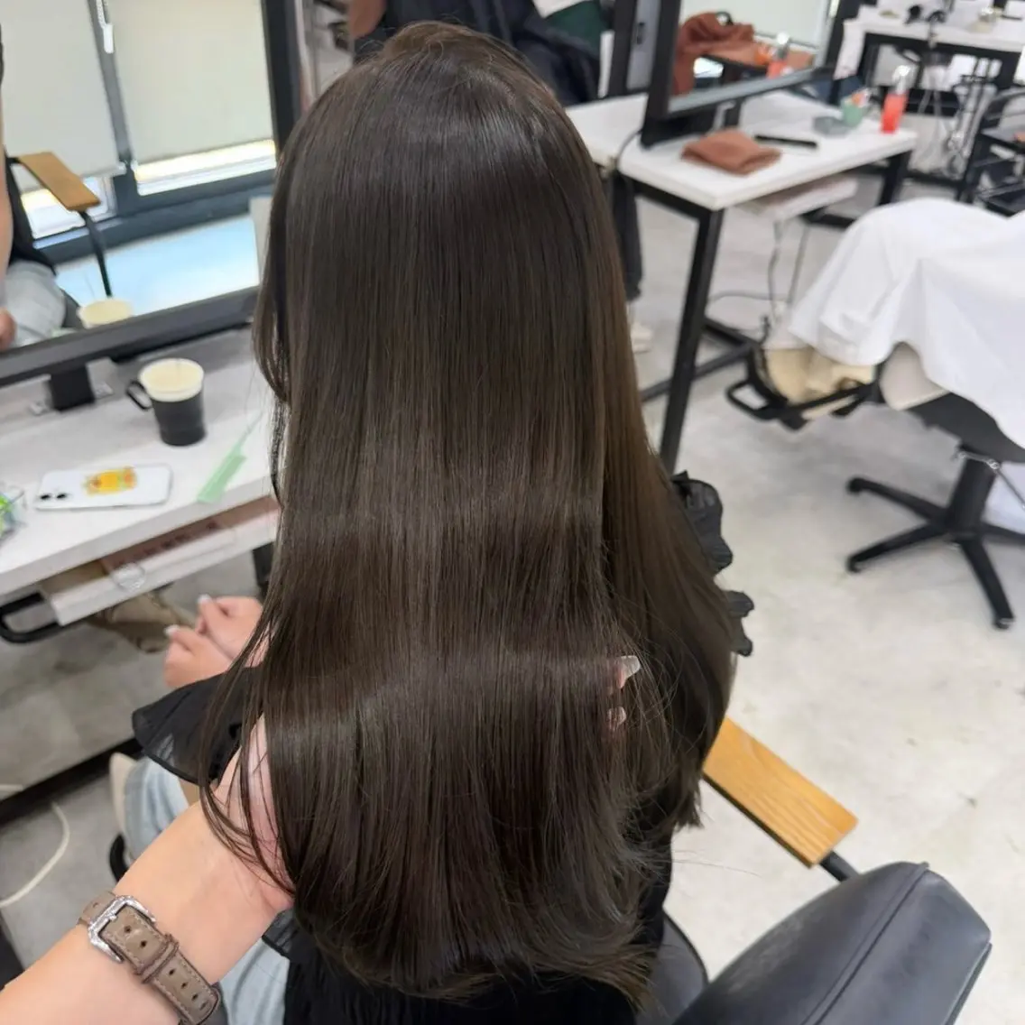 ロング カット ヘアカラー トリートメント 縮毛矯正\髪質改善 🫧拓都のヘアスタイル