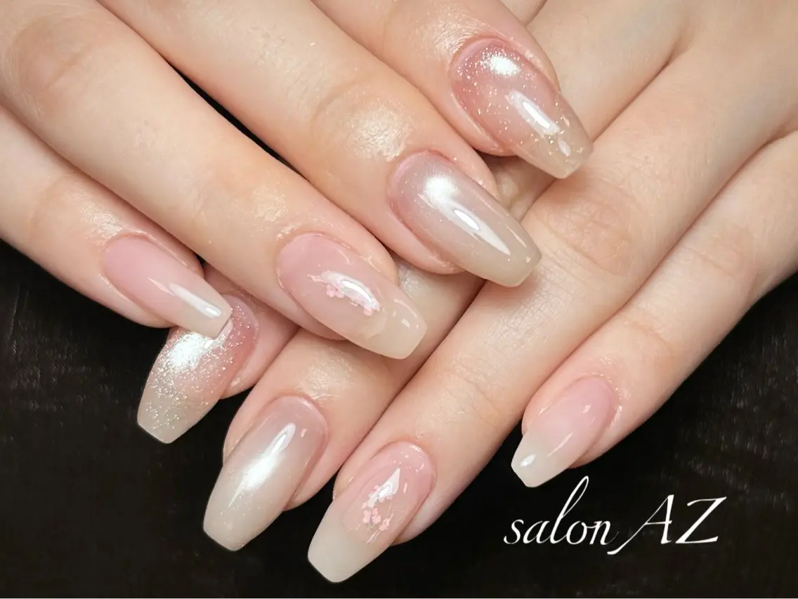 ネイル オフィスネイル ハンドネイル salon AZのネイルデザイン